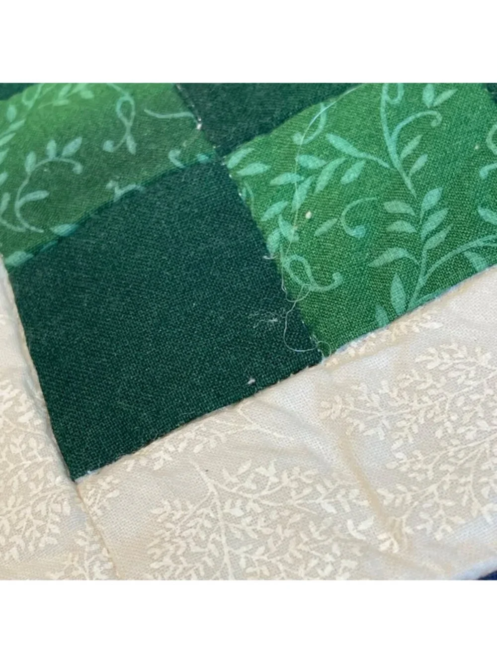 Handmade Quilted Heart Blossom‎ Hanging Tapestry Wall Quilt Folksy Country Style